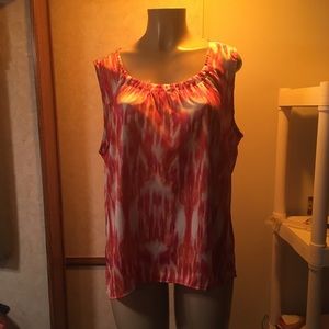 Pink & Orange Tank Top